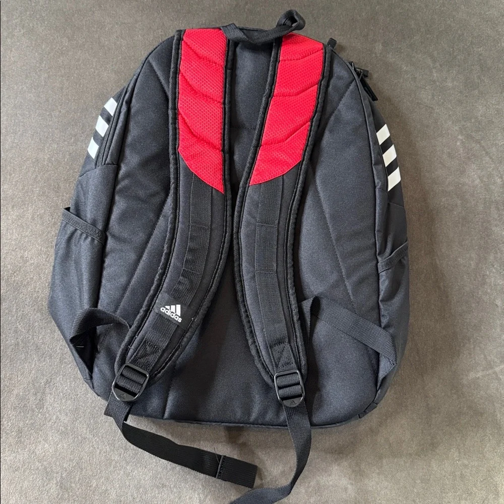 Unisex Adidas Stadium 3 Backpack Team Power Red Soccer Ball CleatCompartment NWT